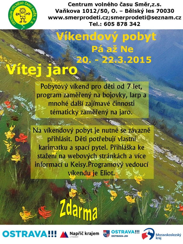 víkend 22.3. jaro