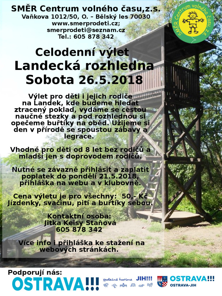 vylet Landek rozhledna květen